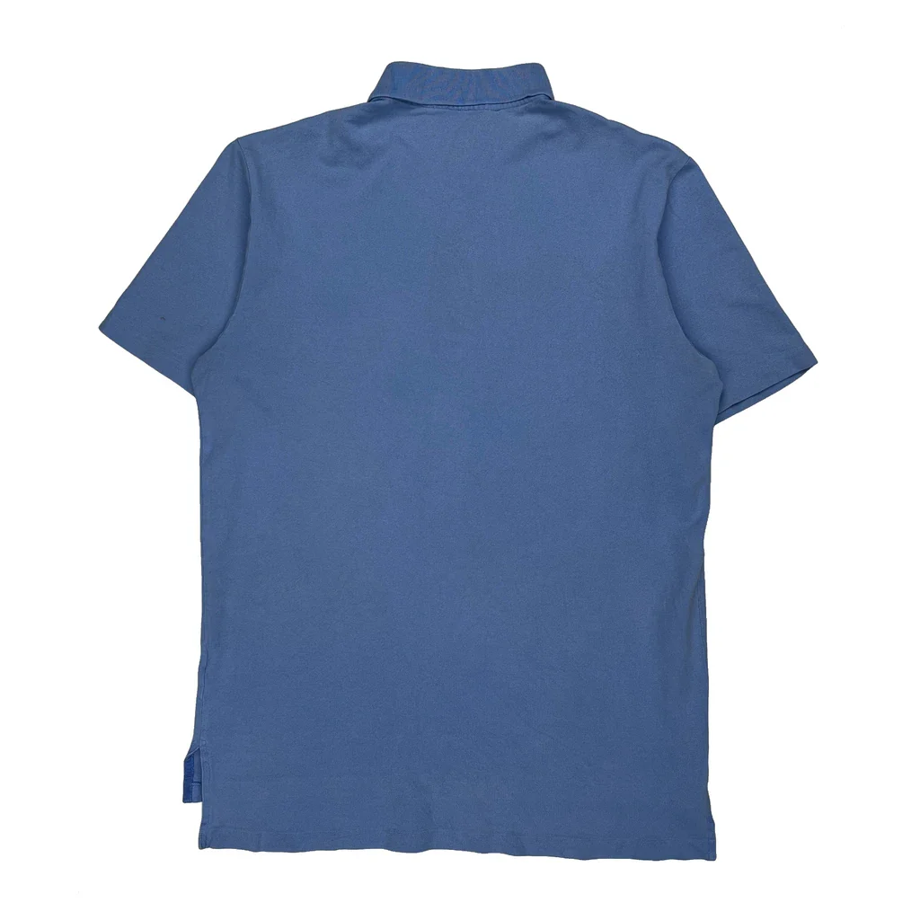 Carhartt Polo Shirt - Medium Blue Cotton - Image 2