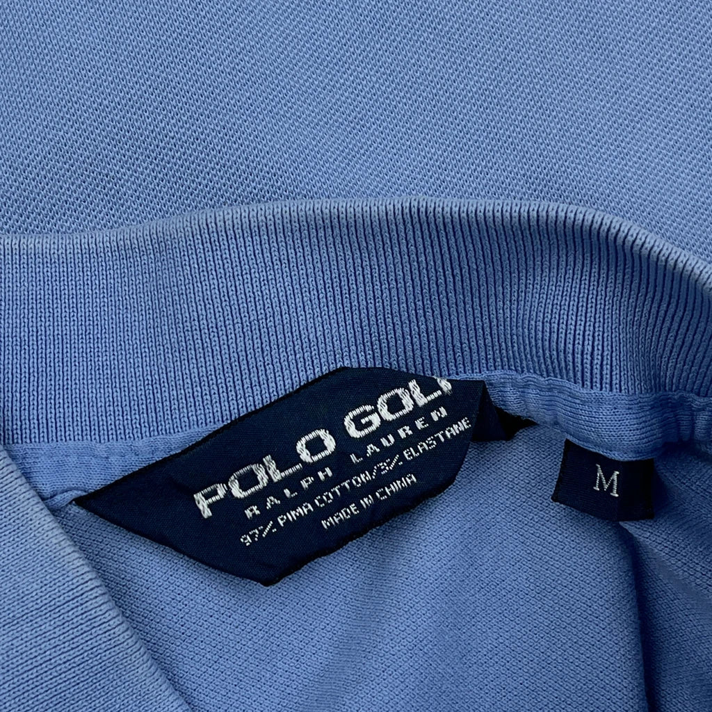 Carhartt Polo Shirt - Medium Blue Cotton - Image 3