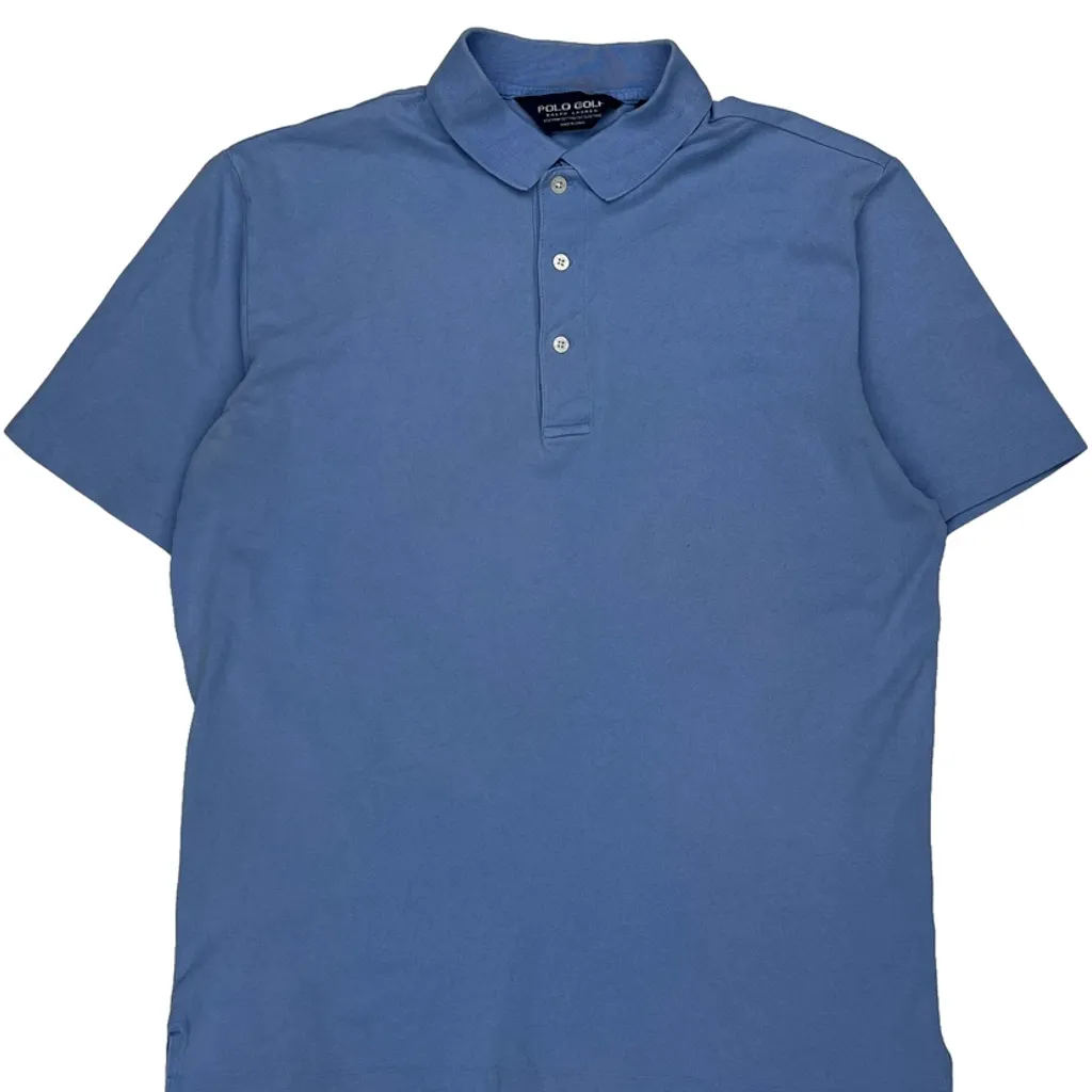 Carhartt Polo Shirt - Medium Blue Cotton - Image 8