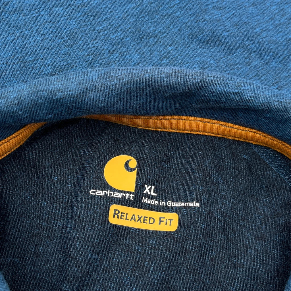 Carhartt Polo Shirt - XL Blue Cotton - Image 3