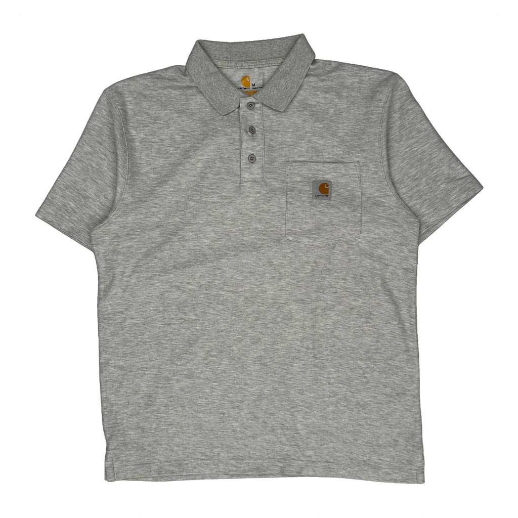 Carhartt Polo Shirt - Medium Grey Cotton