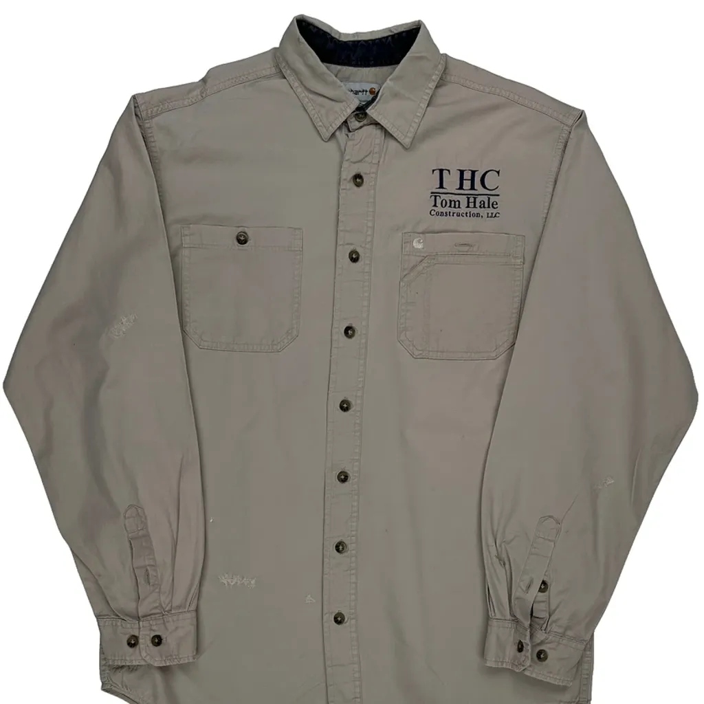 Carhartt Shirt - Large Beige Cotton - Image 5