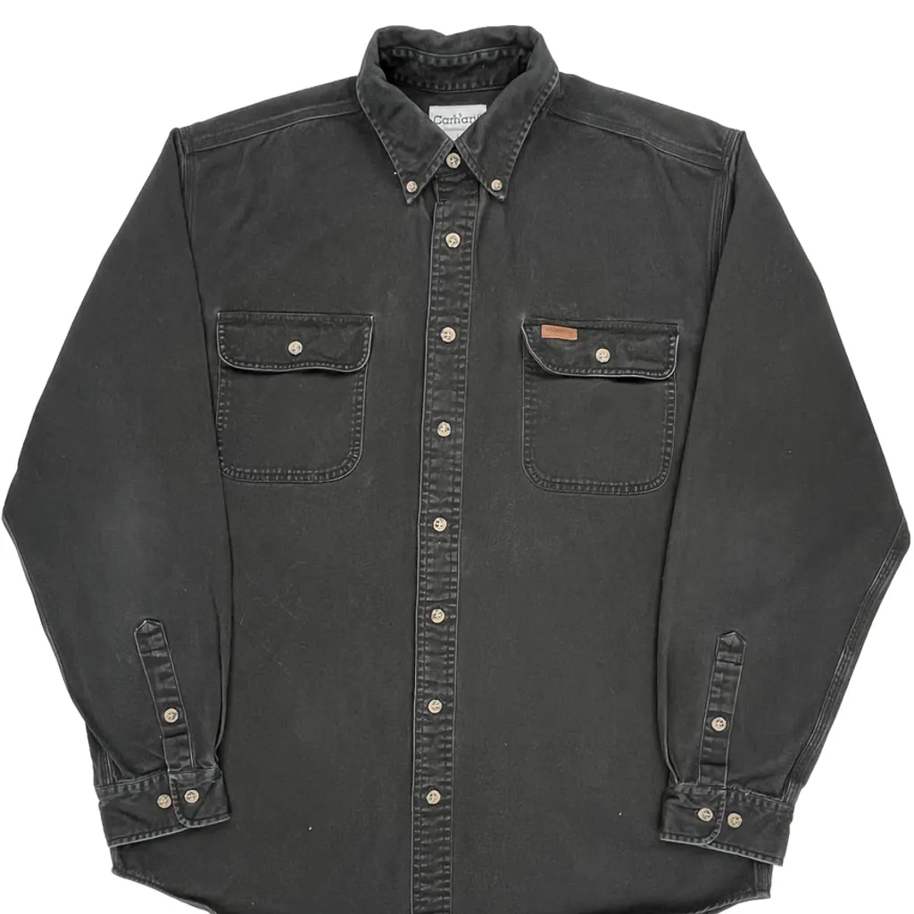 Carhartt Shirt - Large Black Cotton - Image 5