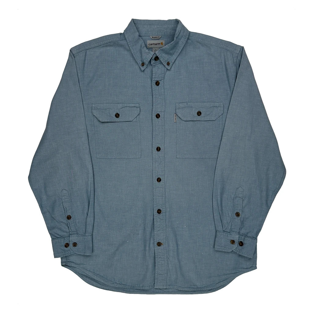 Carhartt Shirt - Large Blue Cotton