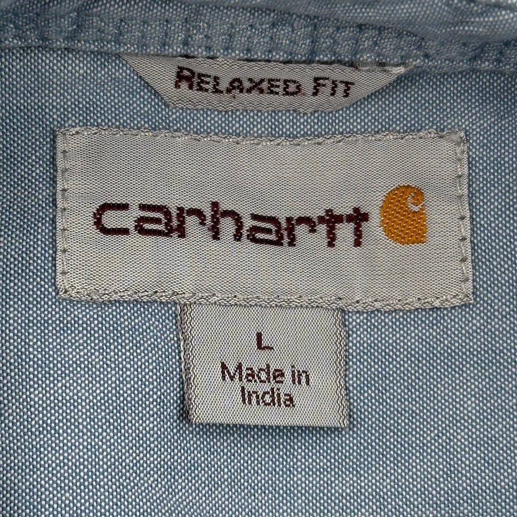 Carhartt Shirt - Large Blue Cotton - Image 3