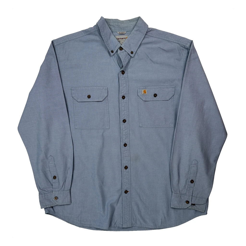 Carhartt Shirt - XL Blue Cotton