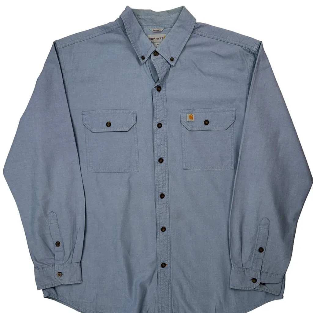 Carhartt Shirt - XL Blue Cotton - Image 5