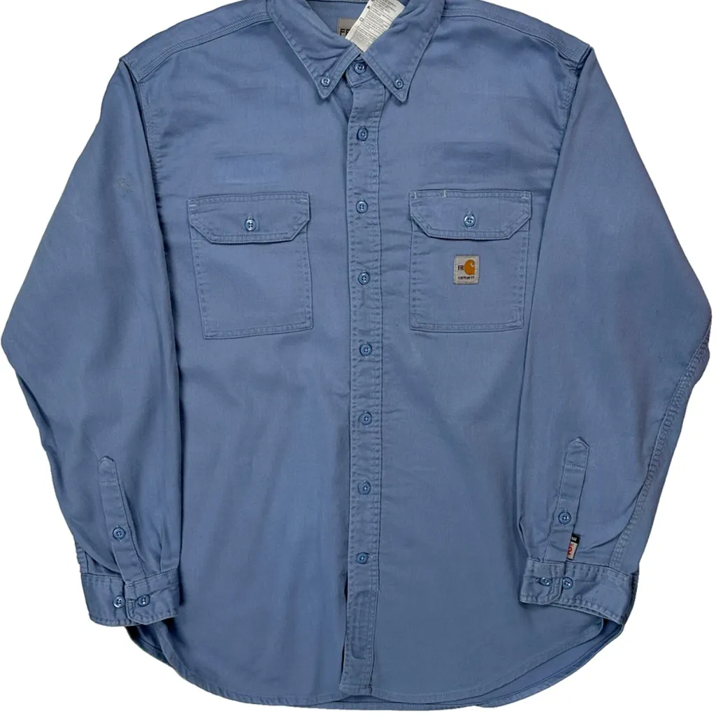 Carhartt Shirt - XL Blue Cotton - Image 4