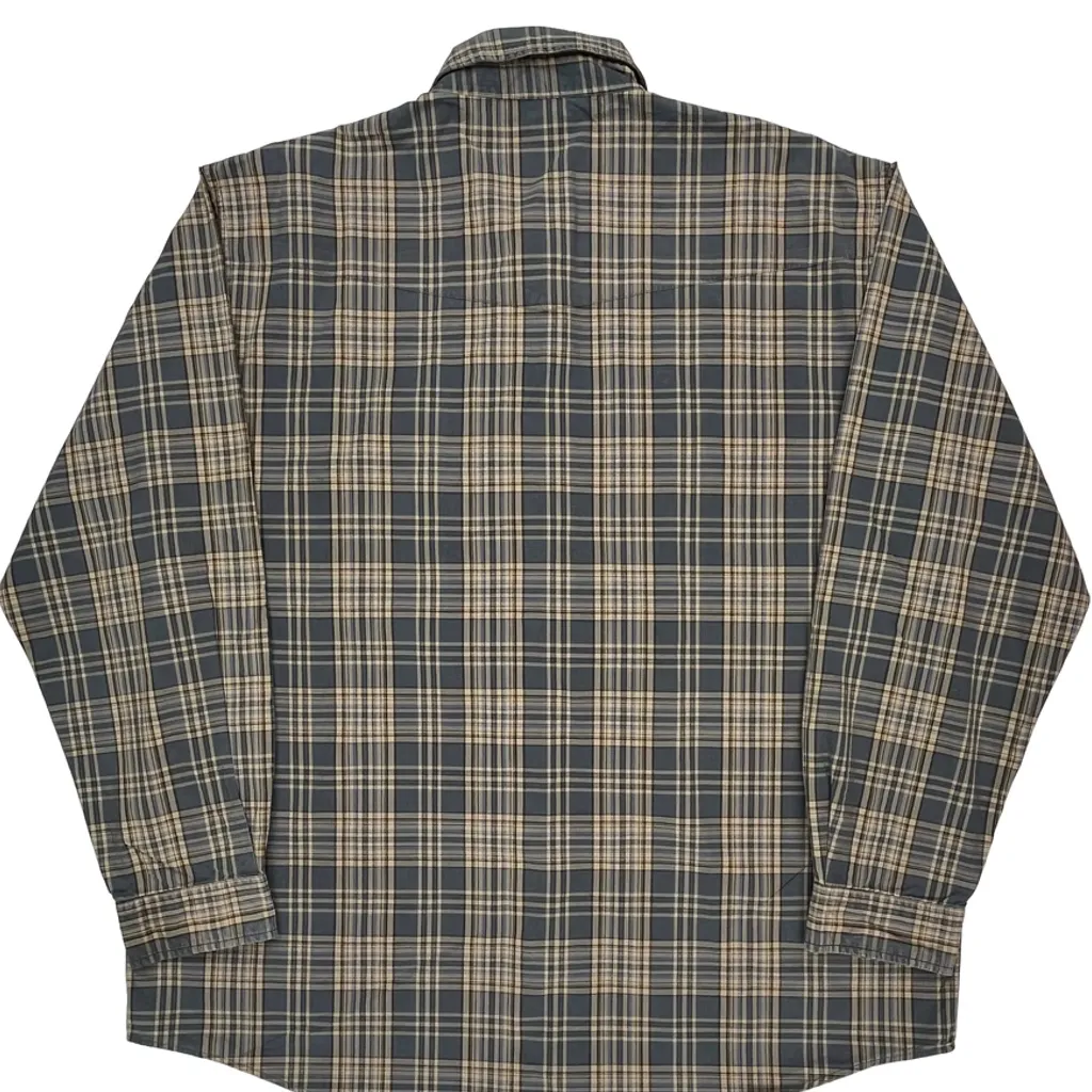 Carhartt Checked Shirt - XL Blue Cotton - Image 7
