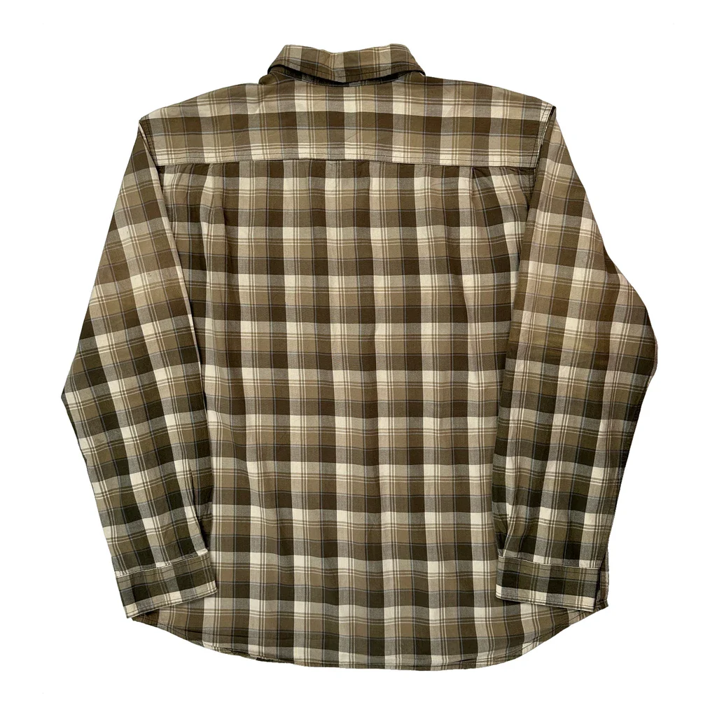 Carhartt Checked Shirt - XL Brown Cotton - Image 2