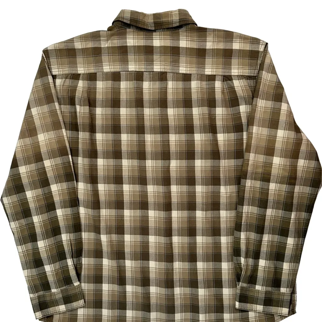 Carhartt Checked Shirt - XL Brown Cotton - Image 6