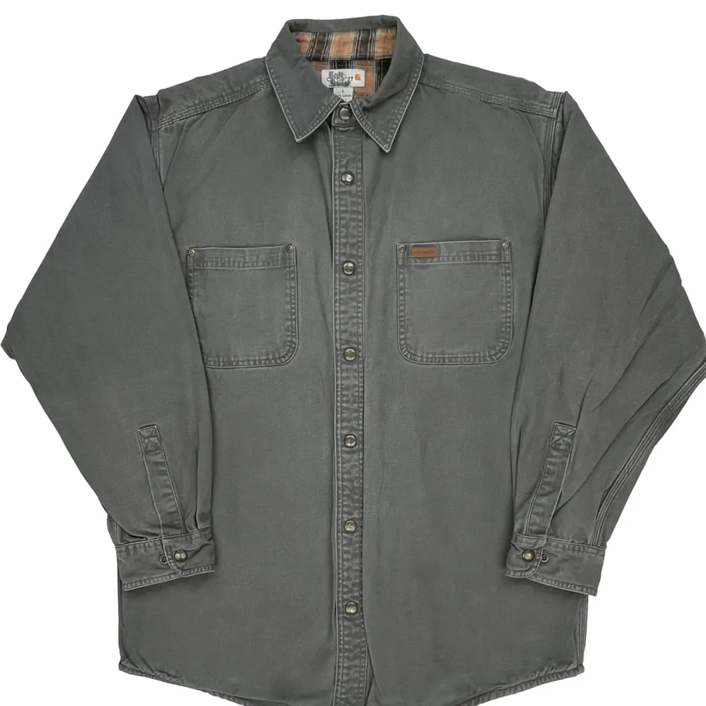 Carhartt Shirt - Large Gray Cotton - Image 4