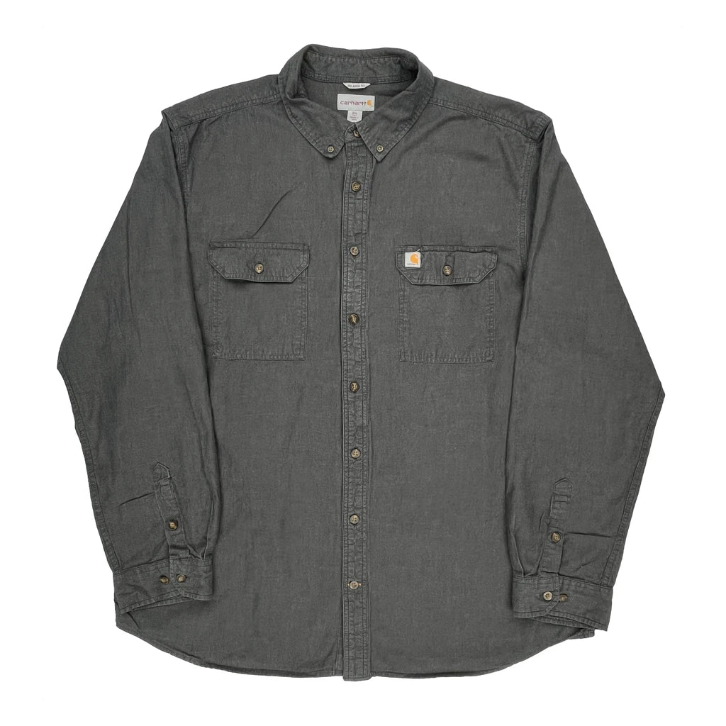 Carhartt Shirt - 2XL Gray Cotton