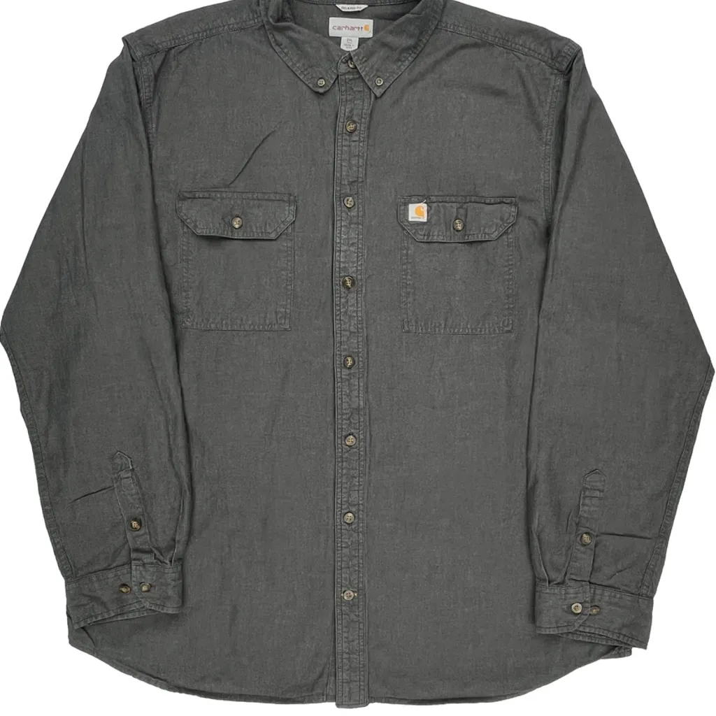 Carhartt Shirt - 2XL Gray Cotton - Image 4