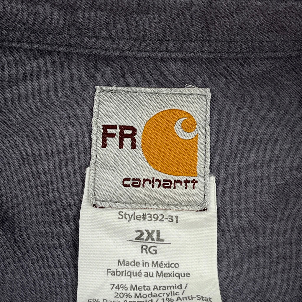 Carhartt Shirt - 2XL Gray Cotton - Image 3