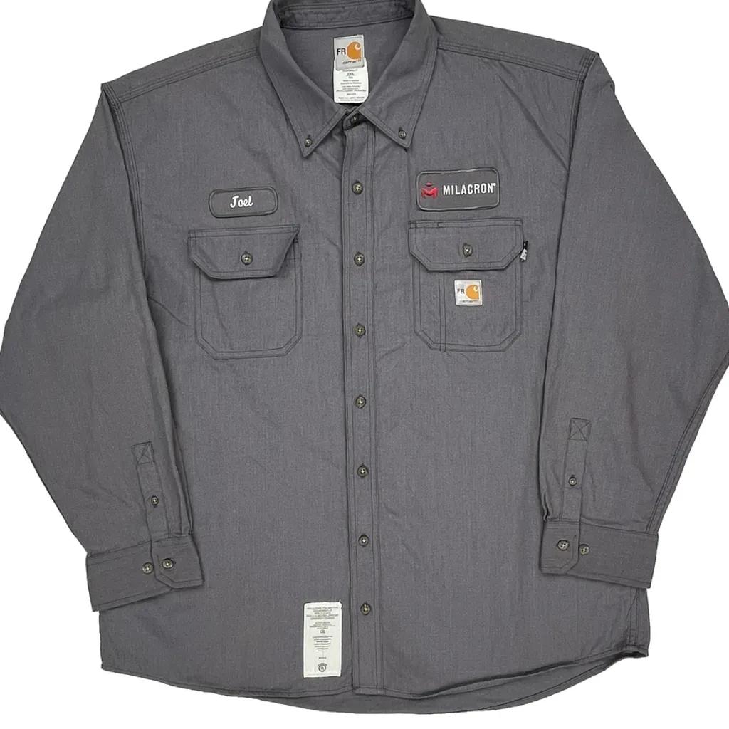 Carhartt Shirt - 2XL Gray Cotton - Image 4