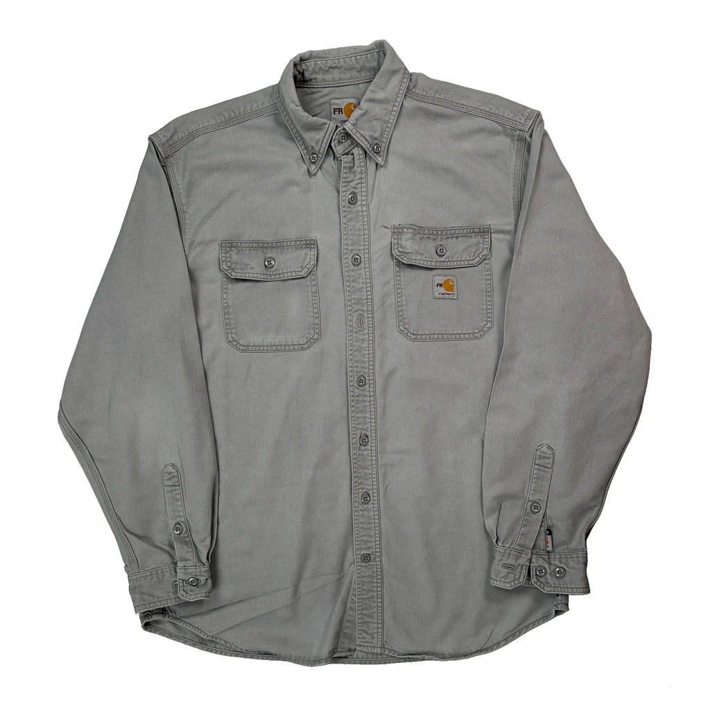Carhartt Shirt - Large Grey Cotton