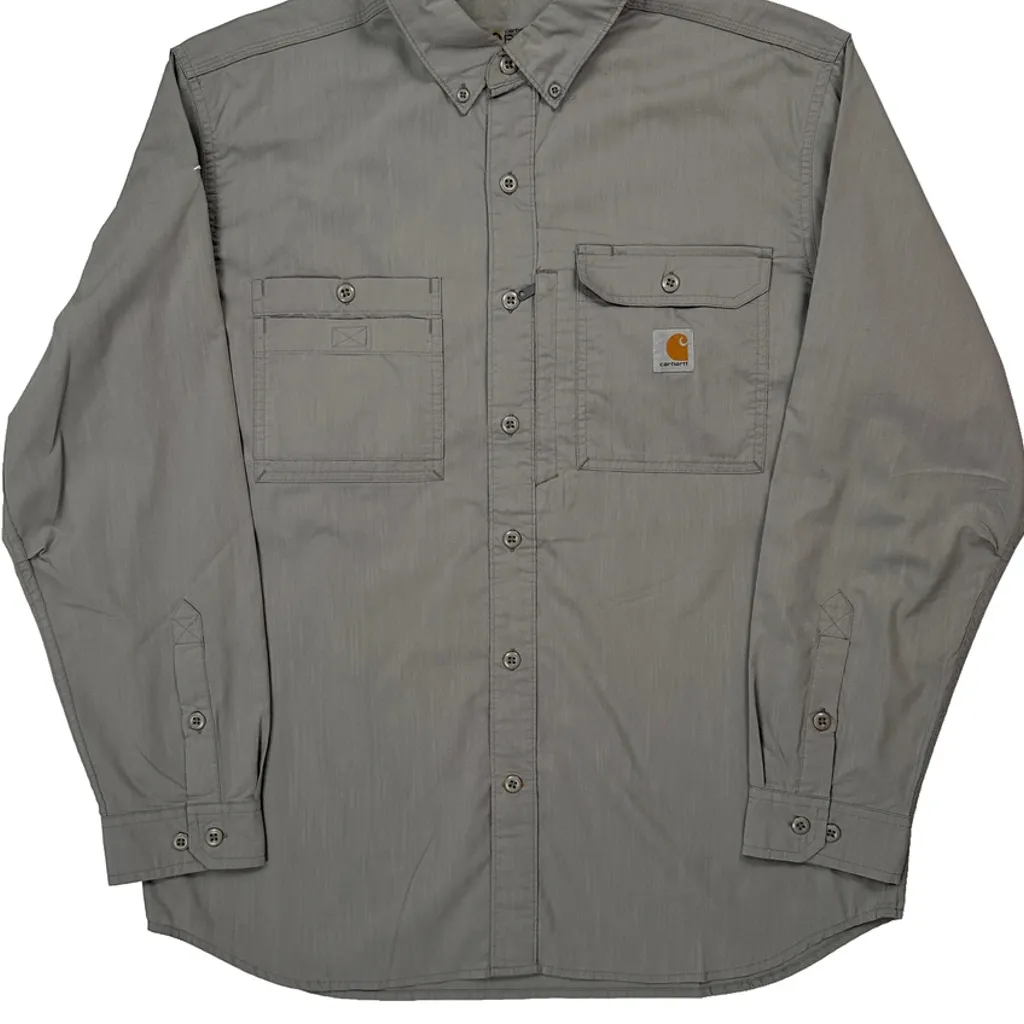 Carhartt Shirt - Large Grey Polyester - Image 5