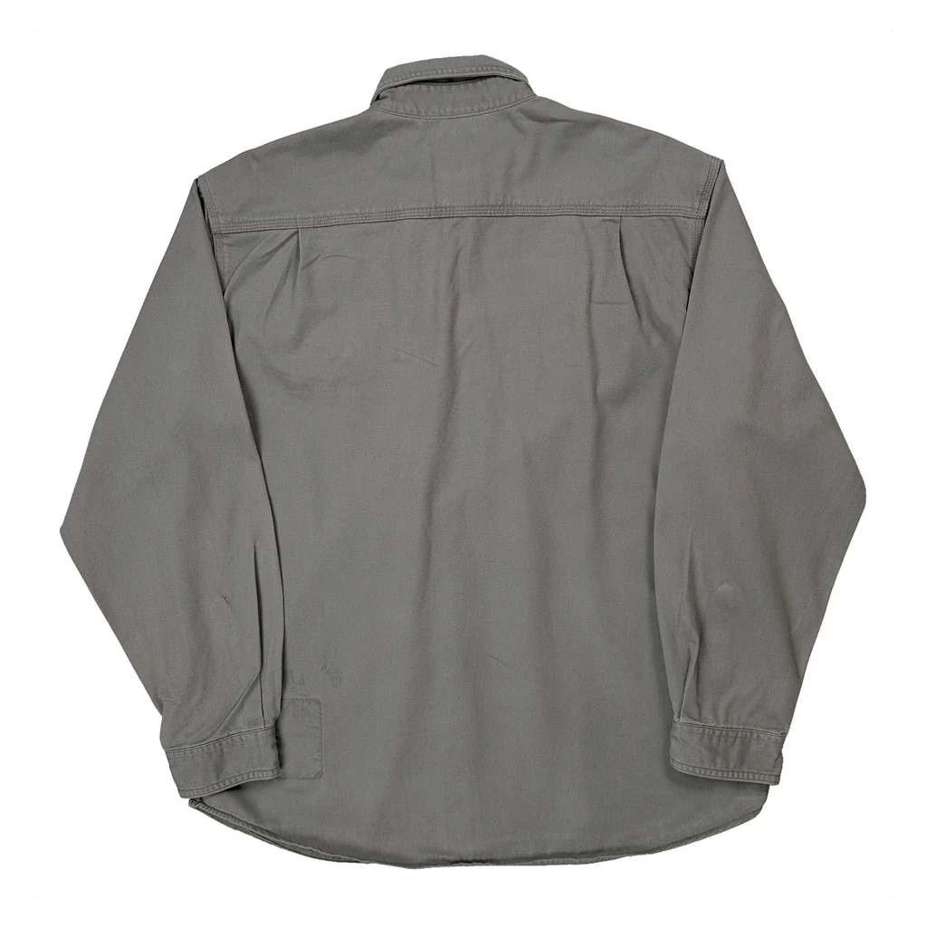 Carhartt Workwear Shirt - Large Grey Cotton - Image 2