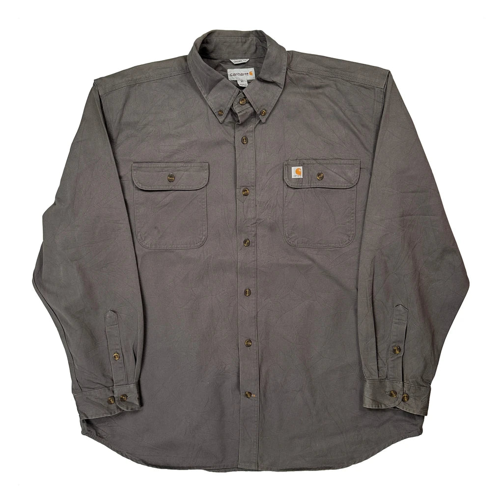 Carhartt Shirt - XL Grey Cotton