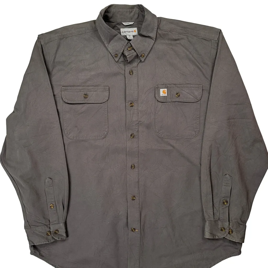 Carhartt Shirt - XL Grey Cotton - Image 4