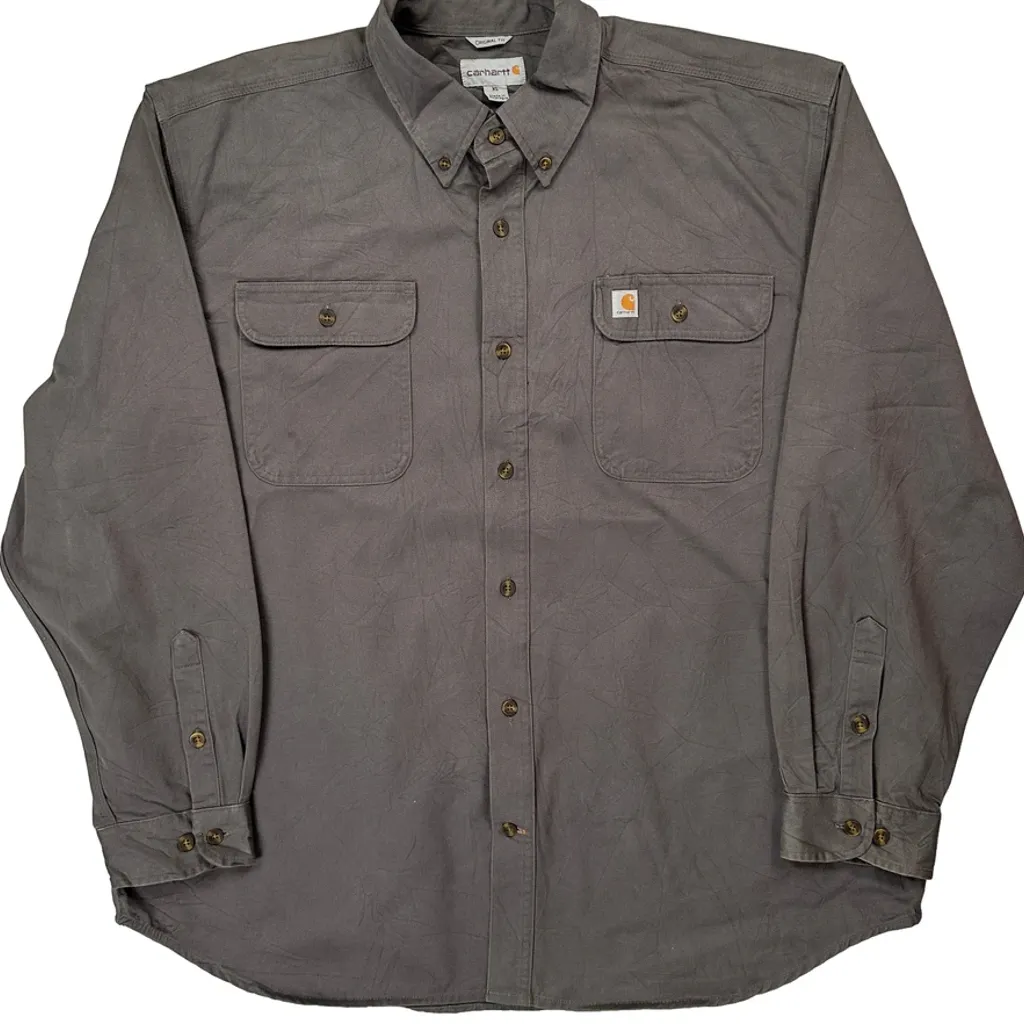 Carhartt Shirt - XL Grey Cotton - Image 5