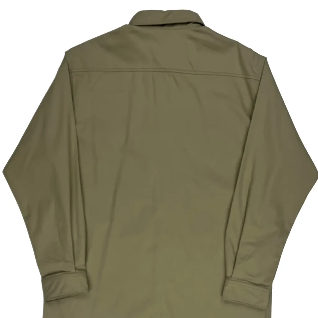 Carhartt Shirt - Large Khaki Polyester Blend - Image 7