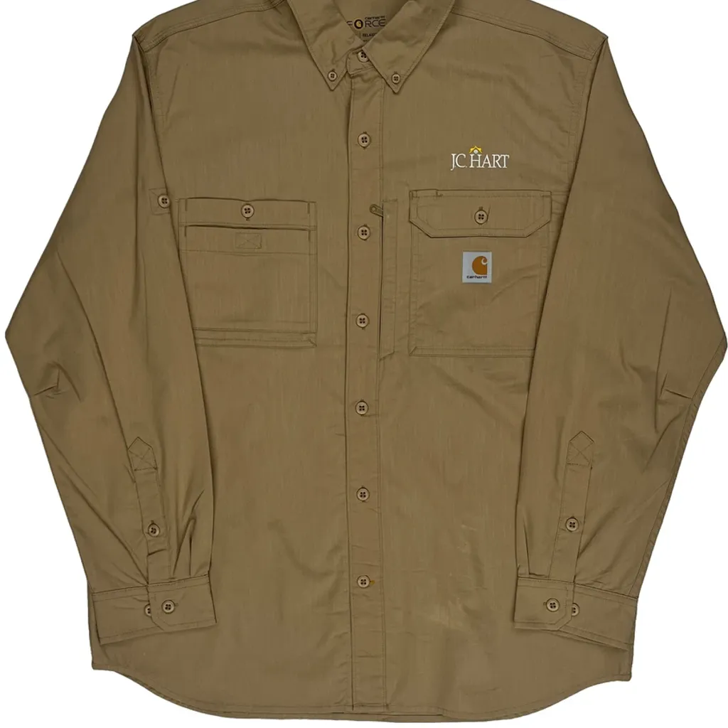 Carhartt Shirt - Large Khaki Cotton - Image 5
