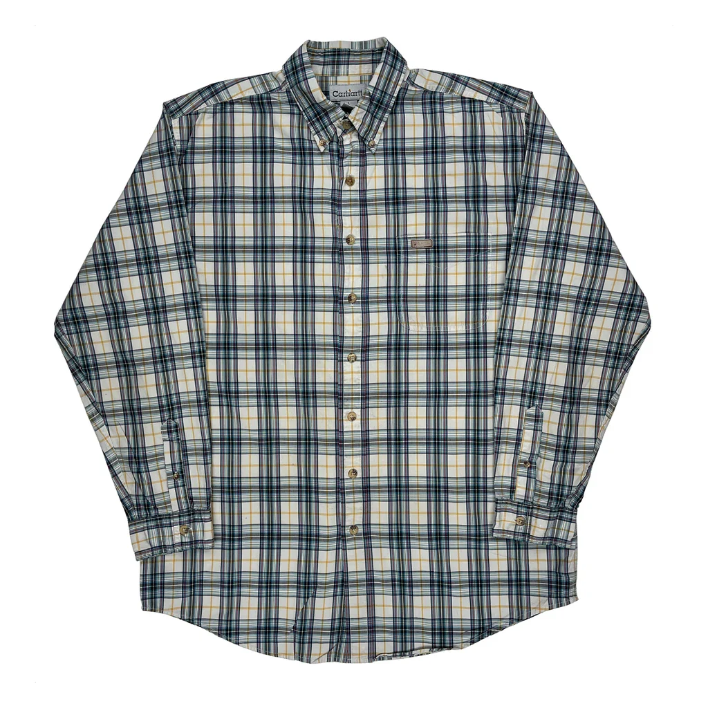 Carhartt Checked Shirt - Large Multicoloured Cotton