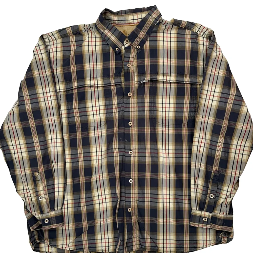 Carhartt Checked Shirt - 2XL Multicoloured Cotton - Image 5