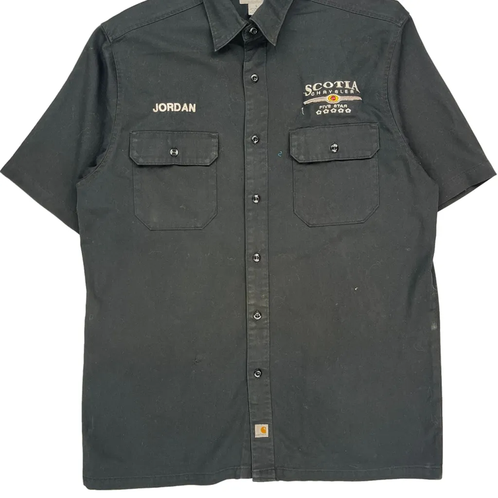 Carhartt Short Sleeve Shirt - Large Black Cotton - Image 5
