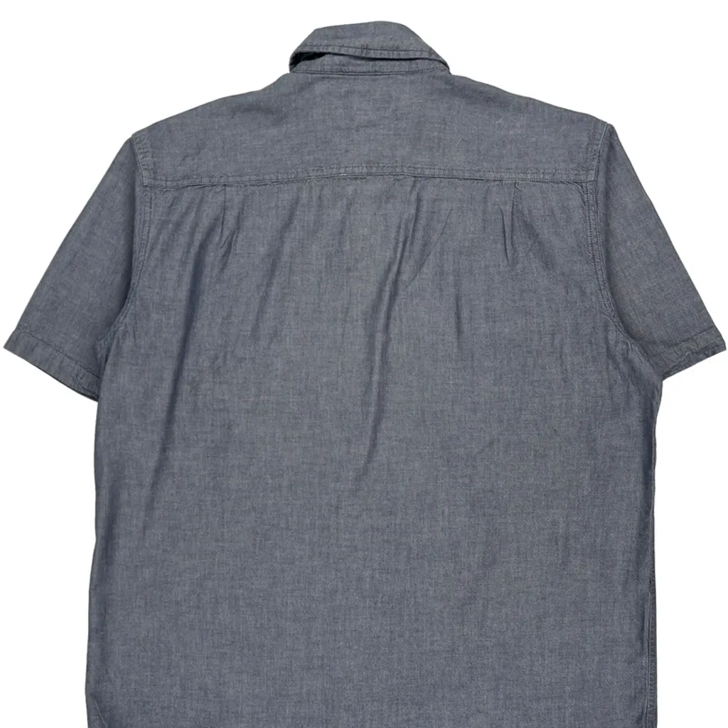 Carhartt Short Sleeve Shirt - Large Blue Cotton - Image 6