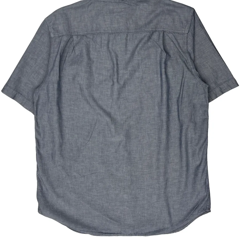 Carhartt Short Sleeve Shirt - Large Blue Cotton - Image 6