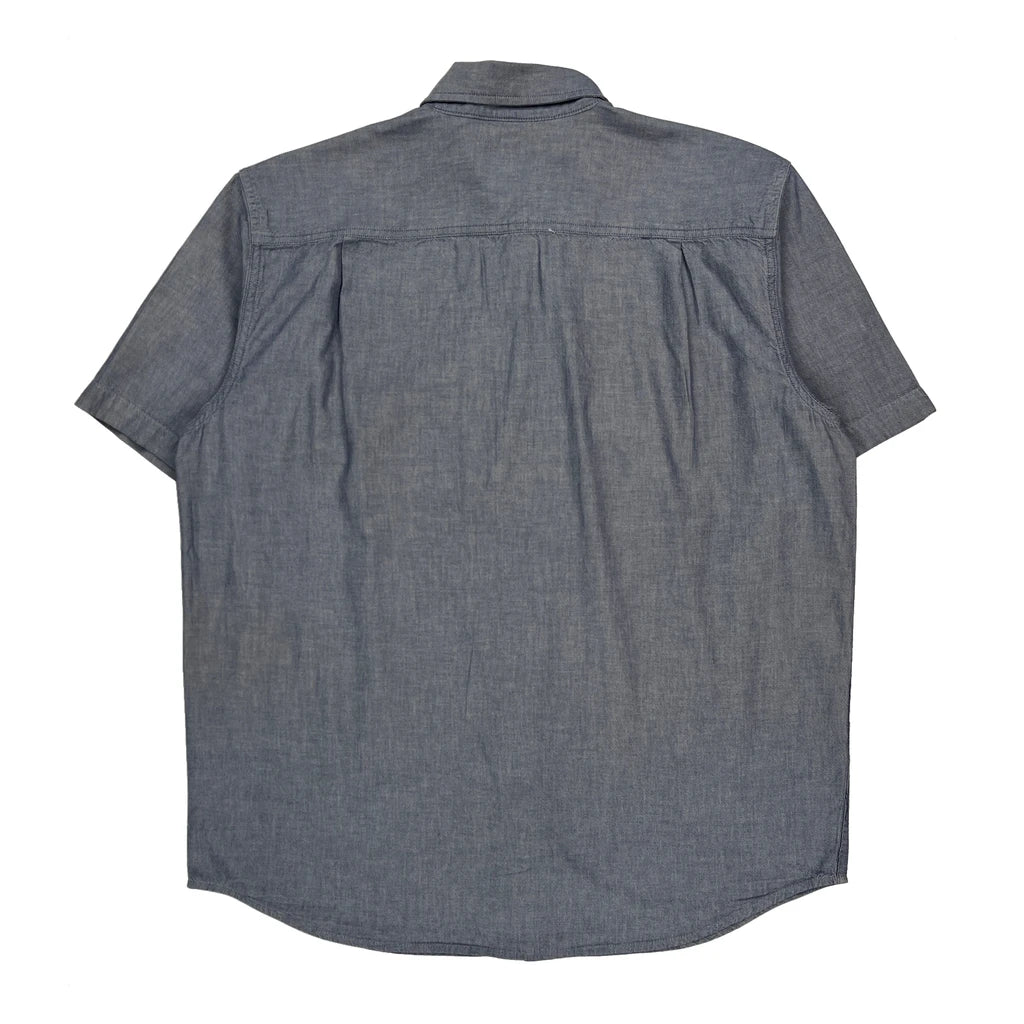 Carhartt Short Sleeve Shirt - Large Gray Cotton - Image 2