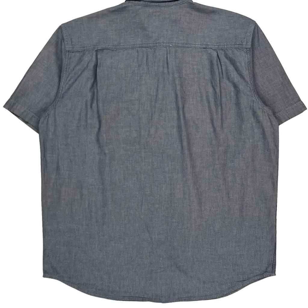 Carhartt Short Sleeve Shirt - Large Gray Cotton - Image 7