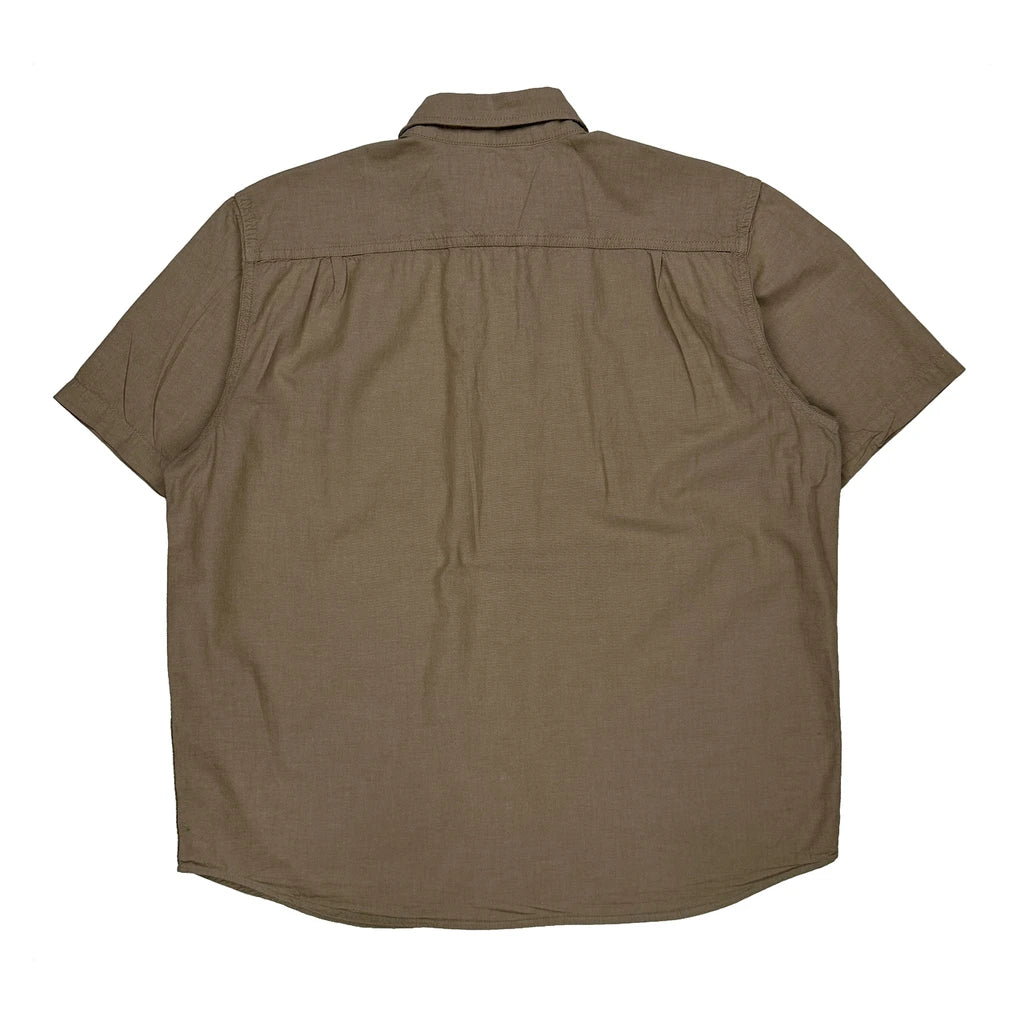 Carhartt Short Sleeve Shirt - XL Khaki Cotton - Image 2