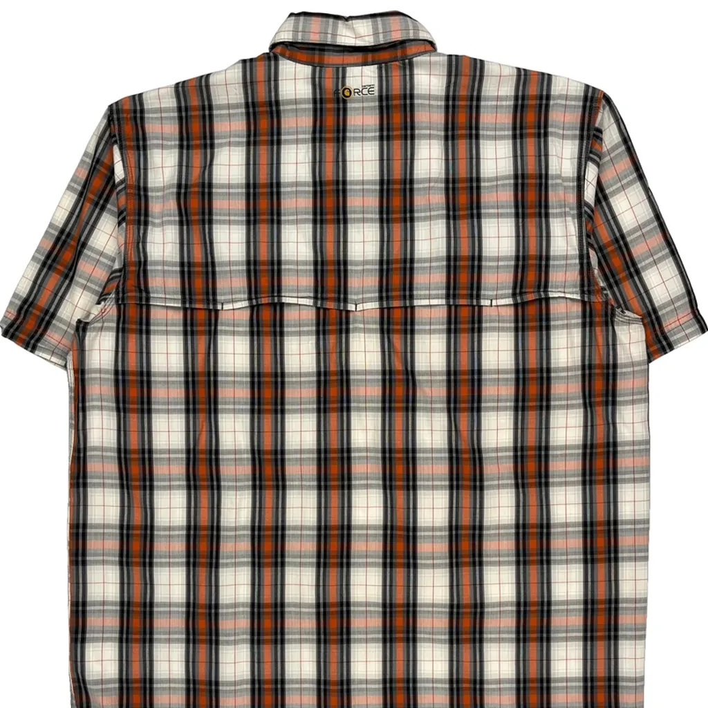 Carhartt Checked Short Sleeve Shirt - Large Multicoloured Cotton - Image 6