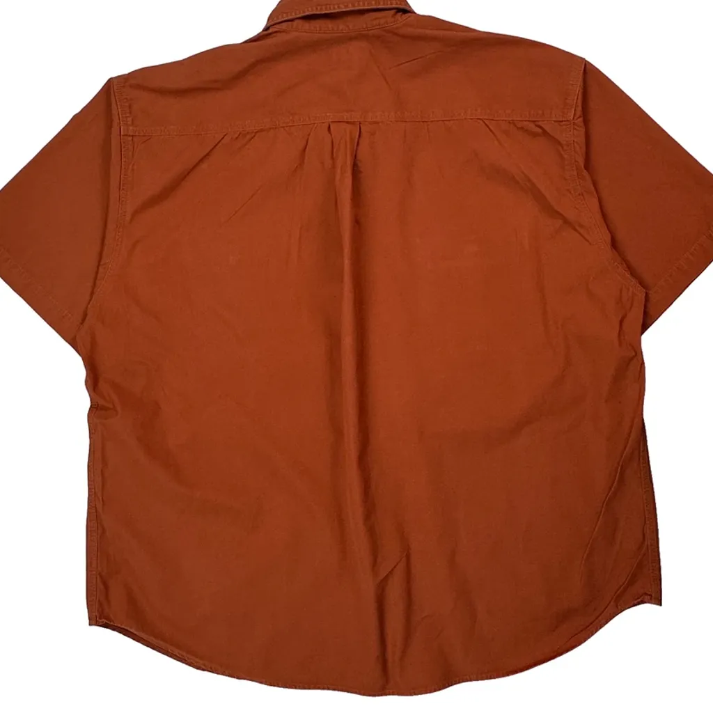Carhartt Short Sleeve Shirt - 2XL Orange Cotton - Image 6
