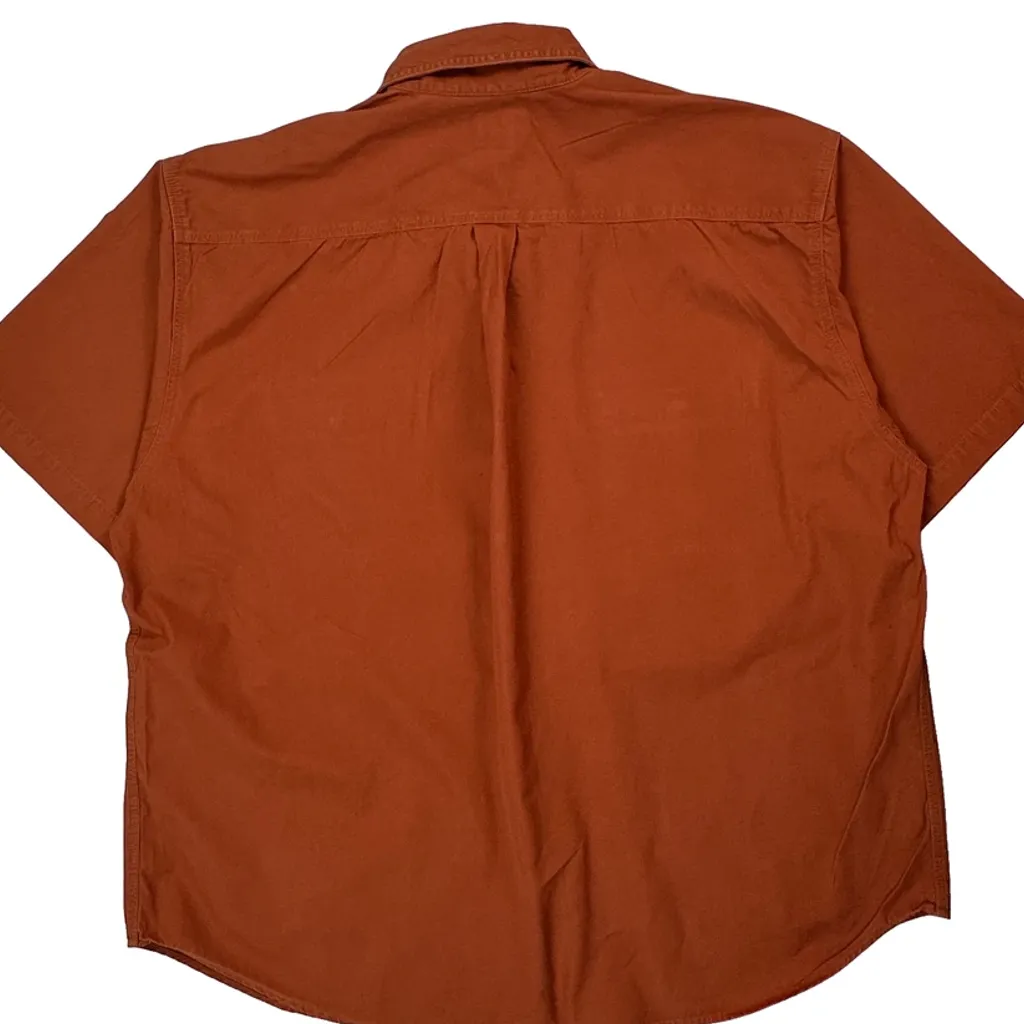 Carhartt Short Sleeve Shirt - 2XL Orange Cotton - Image 7