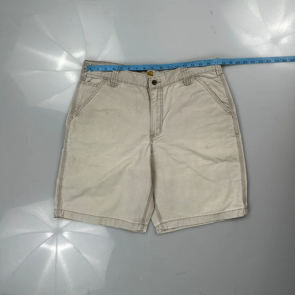 Carhartt Shorts - 36W 8L Beige Cotton - Image 3
