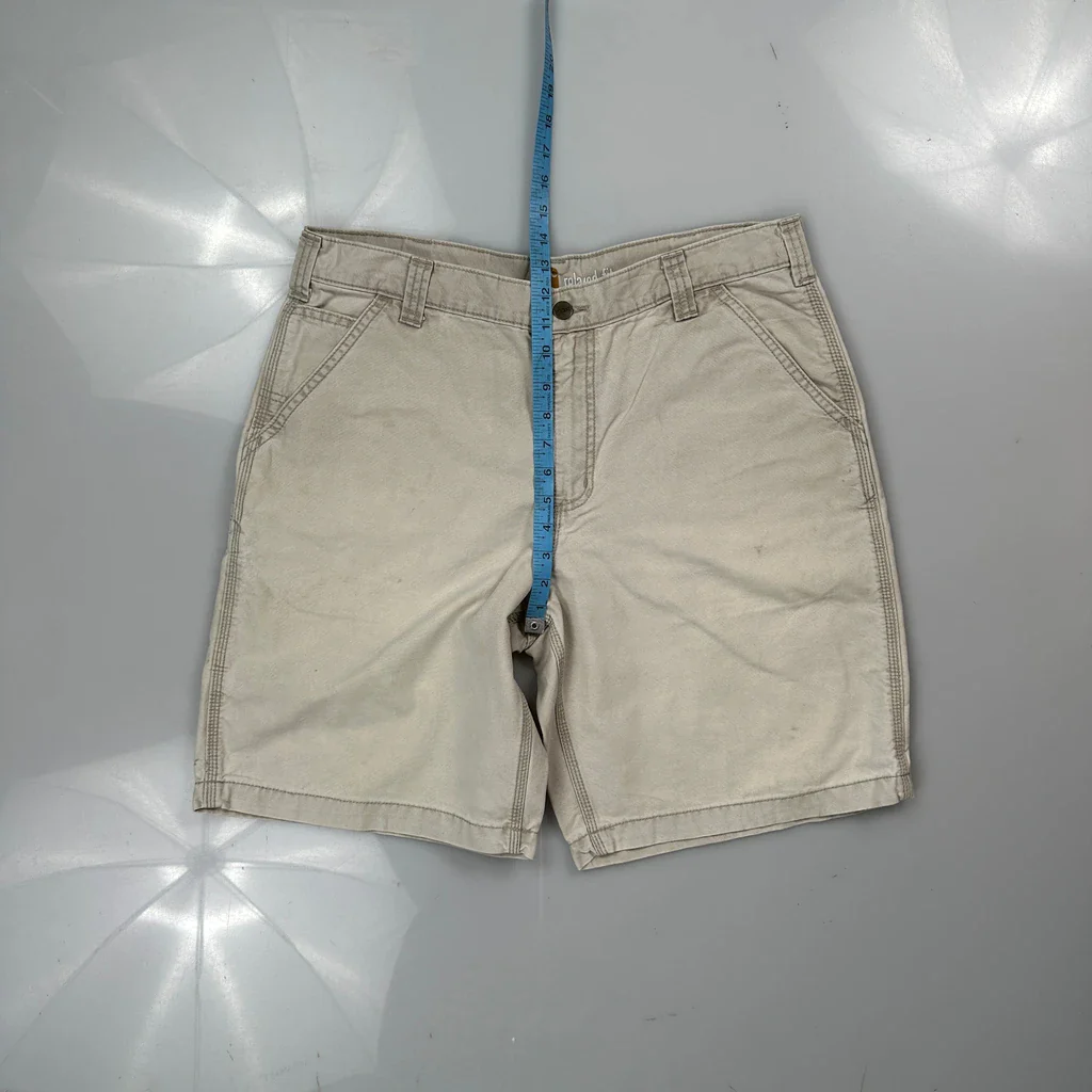 Carhartt Shorts - 36W 8L Beige Cotton - Image 4