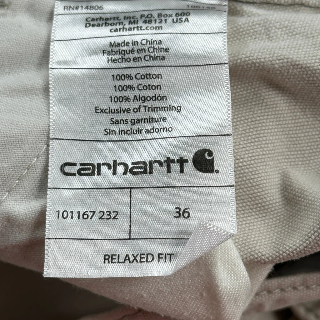 Carhartt Shorts - 36W 8L Beige Cotton - Image 6