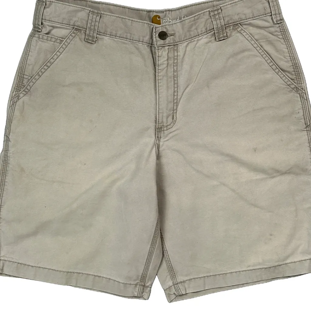 Carhartt Shorts - 36W 8L Beige Cotton - Image 9