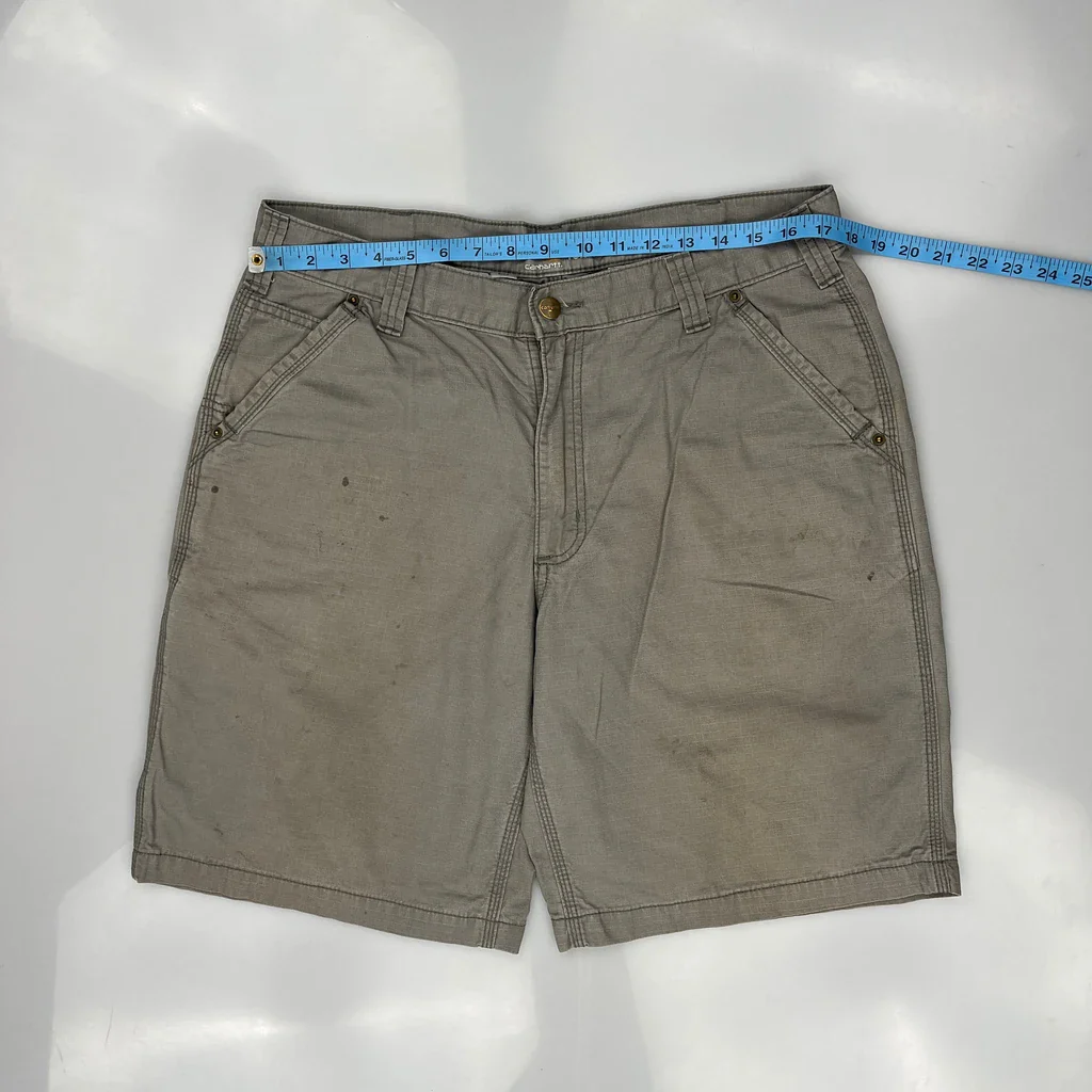 Carhartt Shorts - 34W 10L Grey Cotton - Image 3