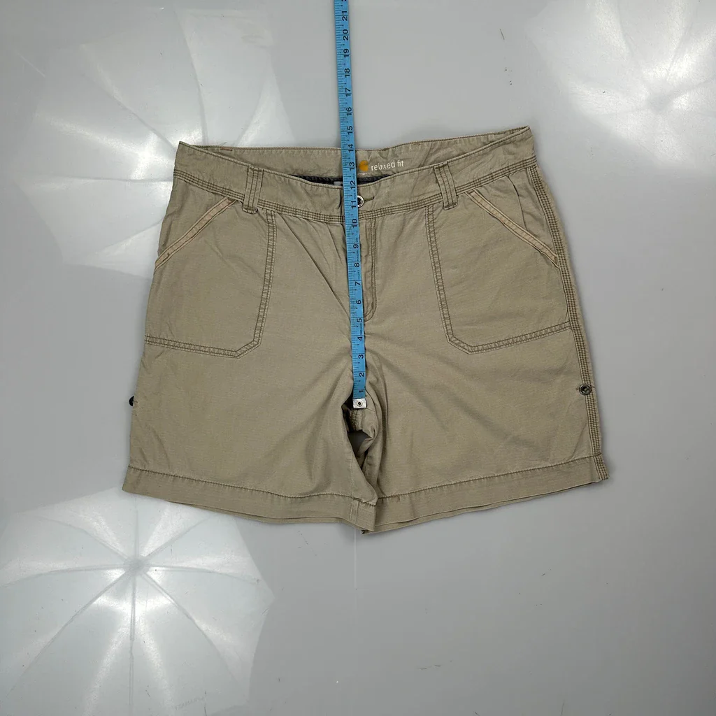 Carhartt Shorts - 36W UK 14 Beige Cotton - Image 4