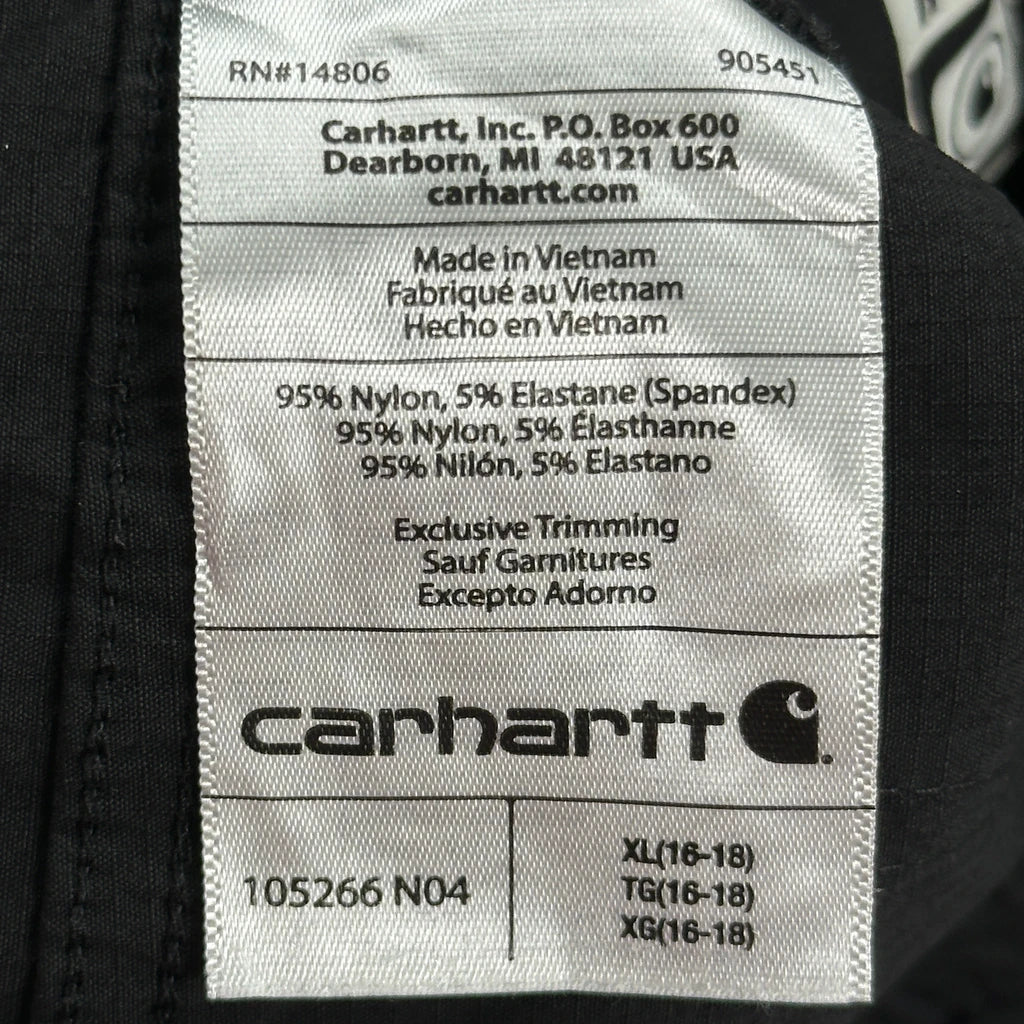 Carhartt Sport Shorts - XL Black Nylon - Image 3