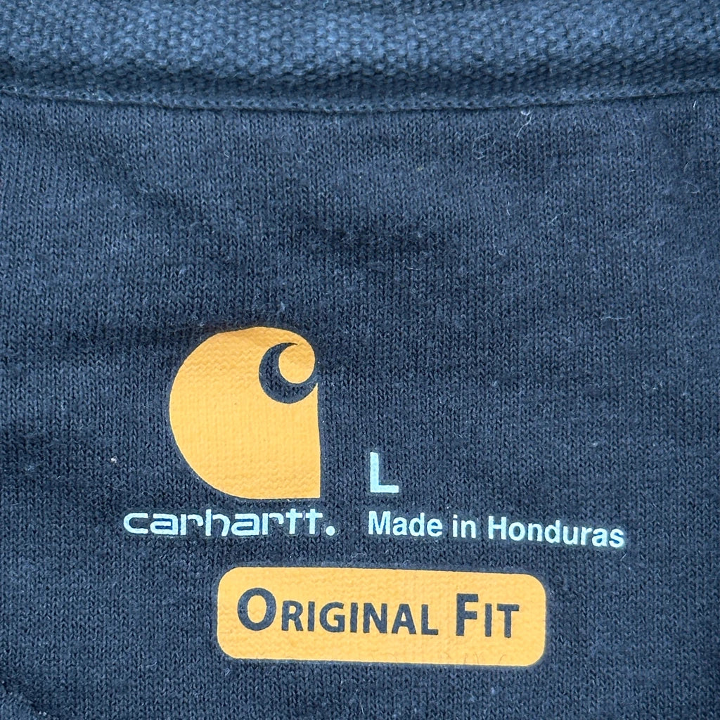 Carhartt Sweatshirt - Large Black Cotton - Image 3