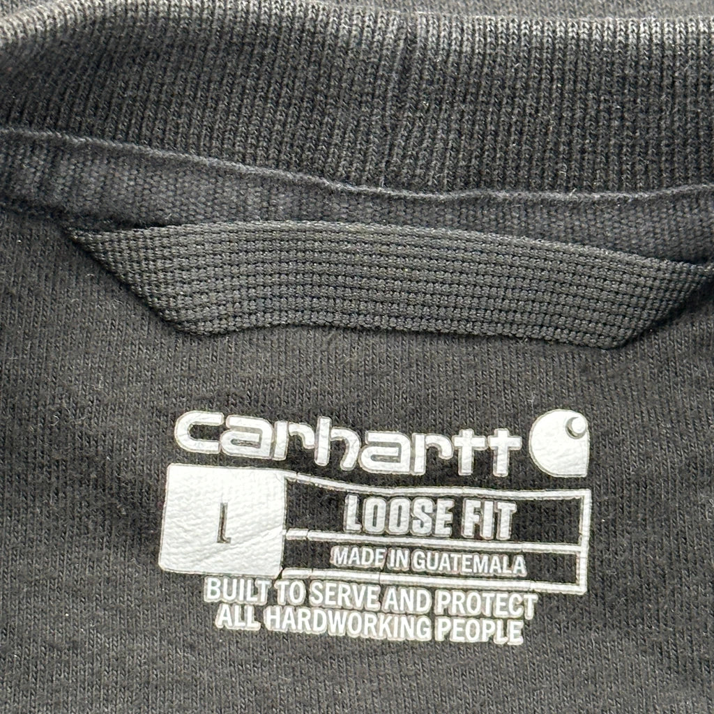 Carhartt Sweatshirt - Large Black Cotton - Image 3