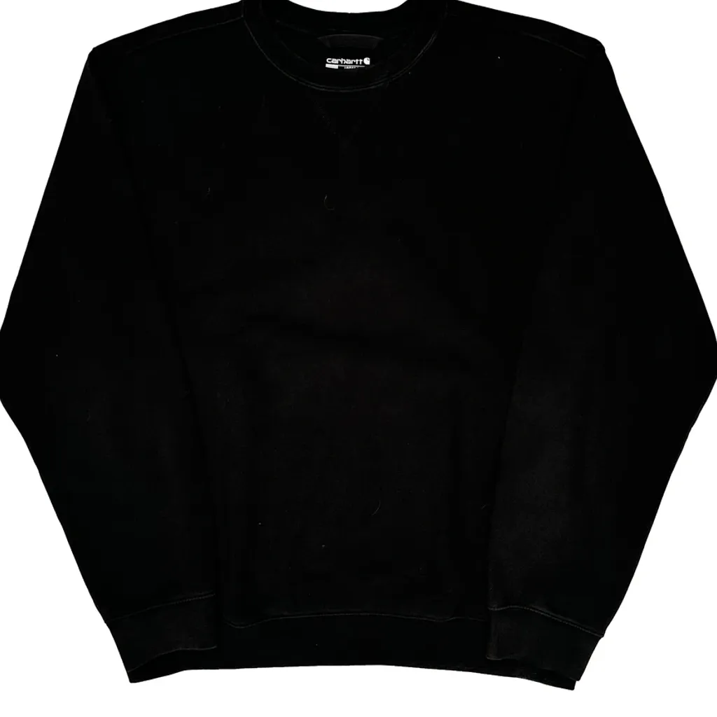 Carhartt Sweatshirt - Large Black Cotton - Image 4