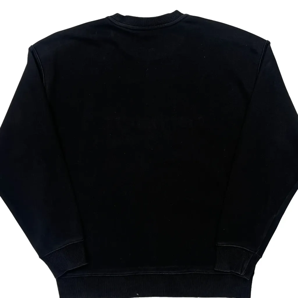 Carhartt Spellout Sweatshirt - Small Black Cotton - Image 7